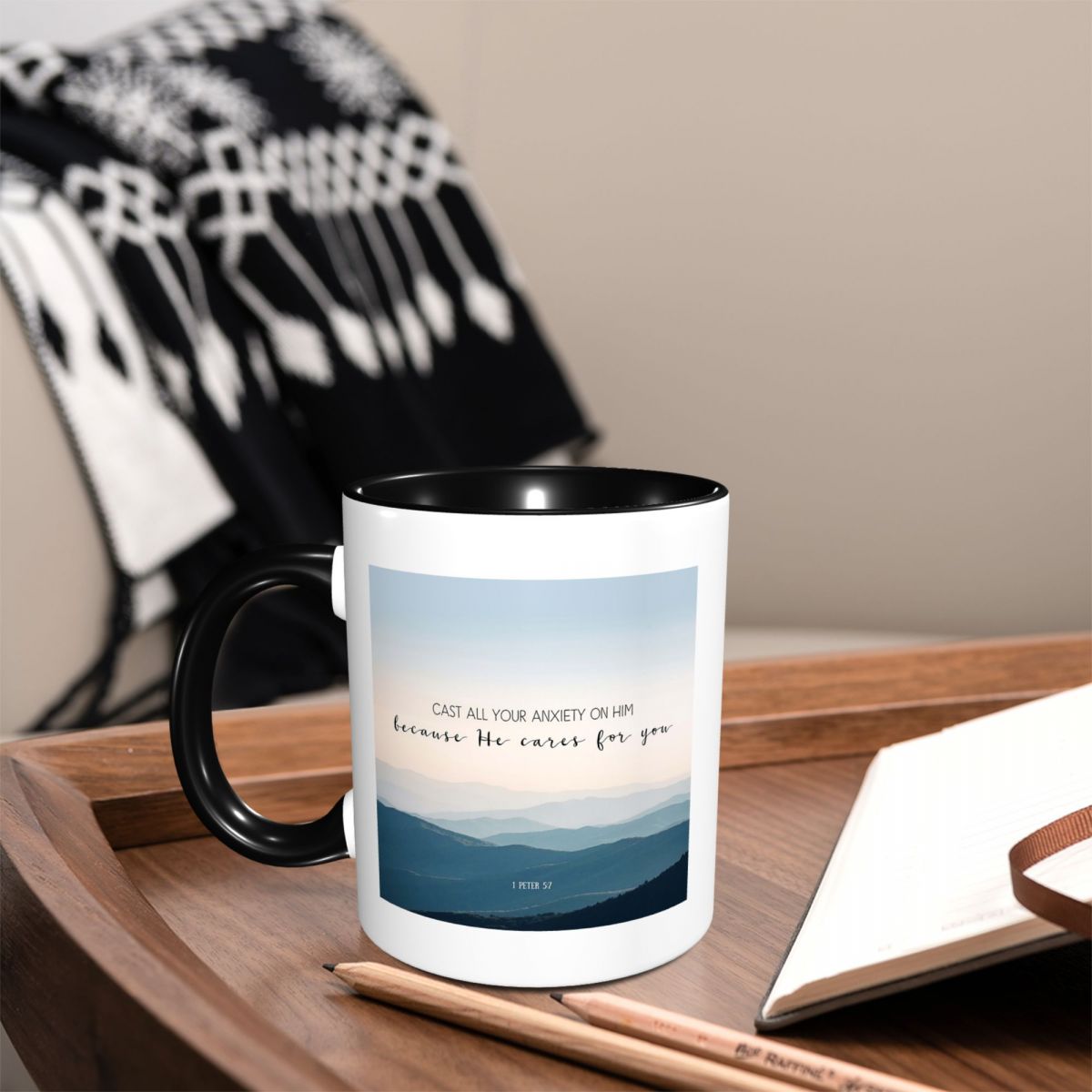 Coffee And Tea Quotes Funny - คำคมจากพระคัมภีร์คริสเตียน - แก้ว Anxi แก้วกาแฟเซรามิกตลกๆ แก้วชา