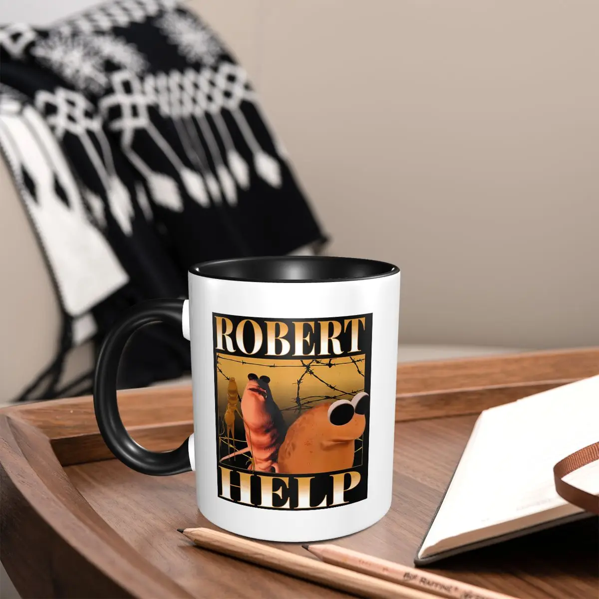 Coffee And Tea Quotes Funny - แก้วมัคเซรามิคตลกๆ ลายมาร์คัสเดอะเวิร์ม มีมสุดฮิต แก้วกาแฟ แก้วชา แก้วนม