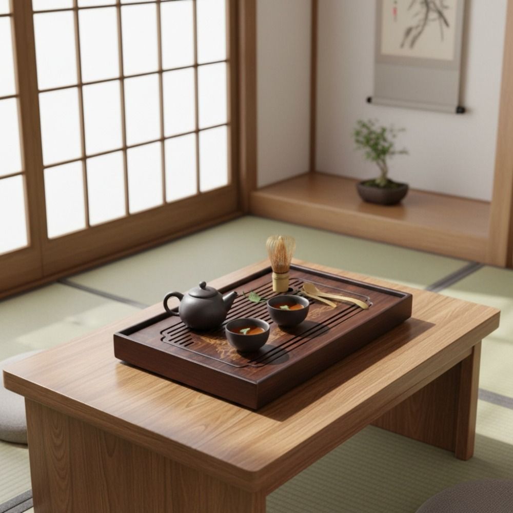 ถาดชาจีนกังฟูไม้ไผ่แบบถอดได้ ถ - Bamboo Tea Tray บทวิจารณ์และราคา