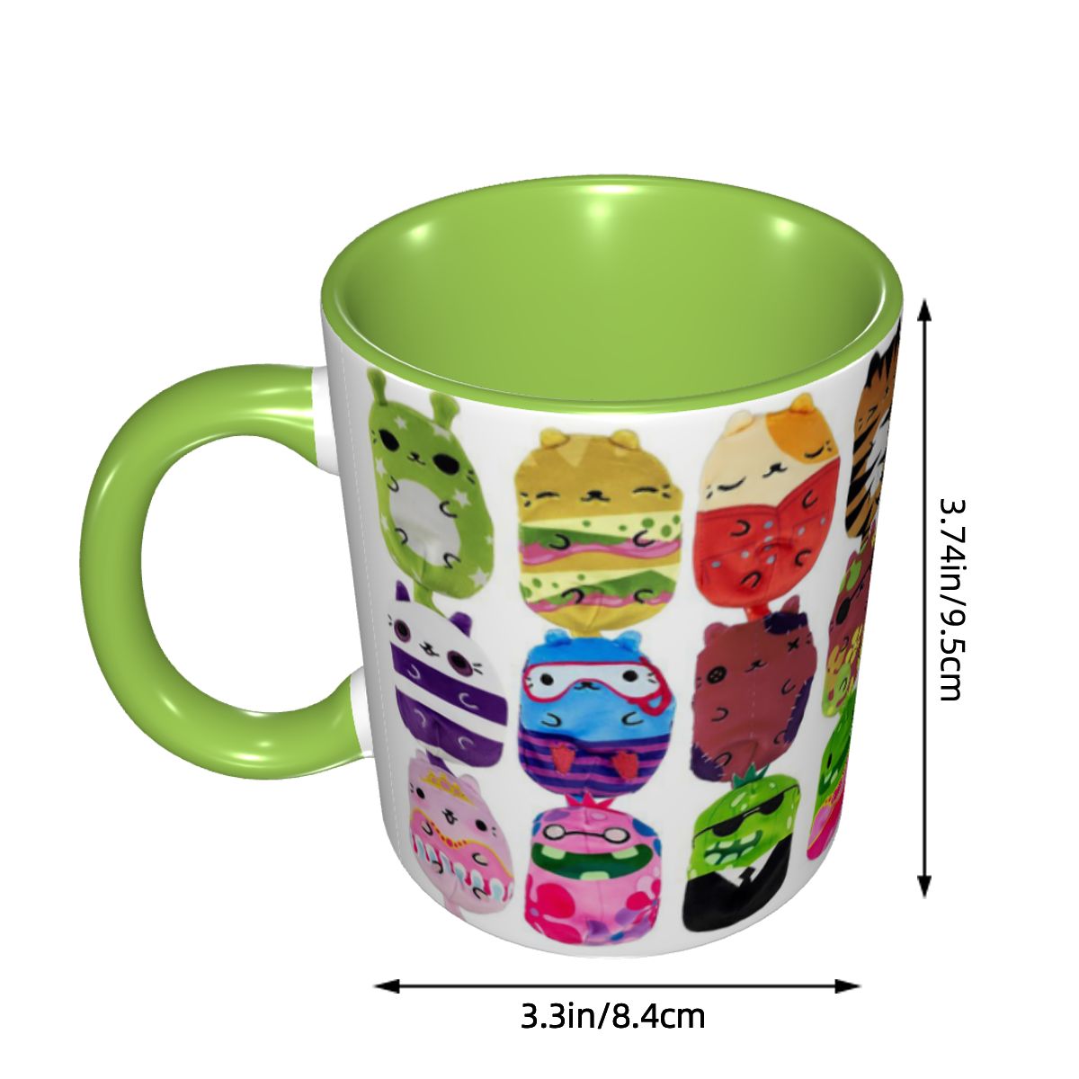 แก้วเซรามิกตลก ลายแมวปะทะมะนาว - Coffee Vs Tea บทวิจารณ์และราคา
