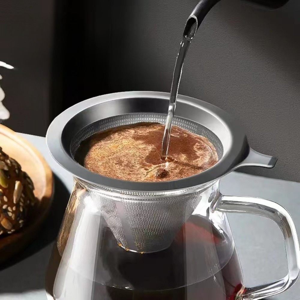 ที่กรองกาแฟแบบใช้ซ้ำได้ขนาดใหญ - Coffee&Tea House Menu บทวิจารณ์และราคา