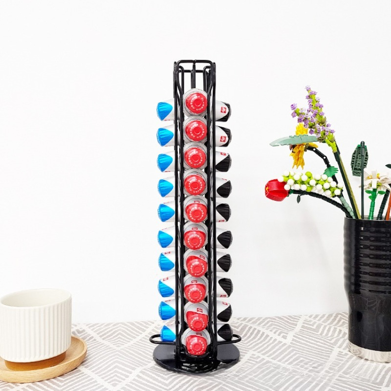ที่วางแคปซูลกาแฟโลหะแบบหมุนได้ - Coffee Capsule Holder บทวิจารณ์และราคา