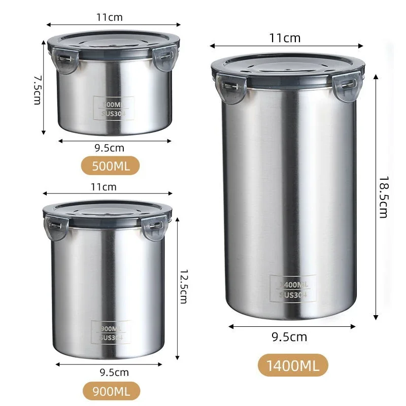 ภาชนะบรรจุอาหารสแตนเลสปิดผนึกถ - Coffee Tea And Bean Leaf บทวิจารณ์และราคา