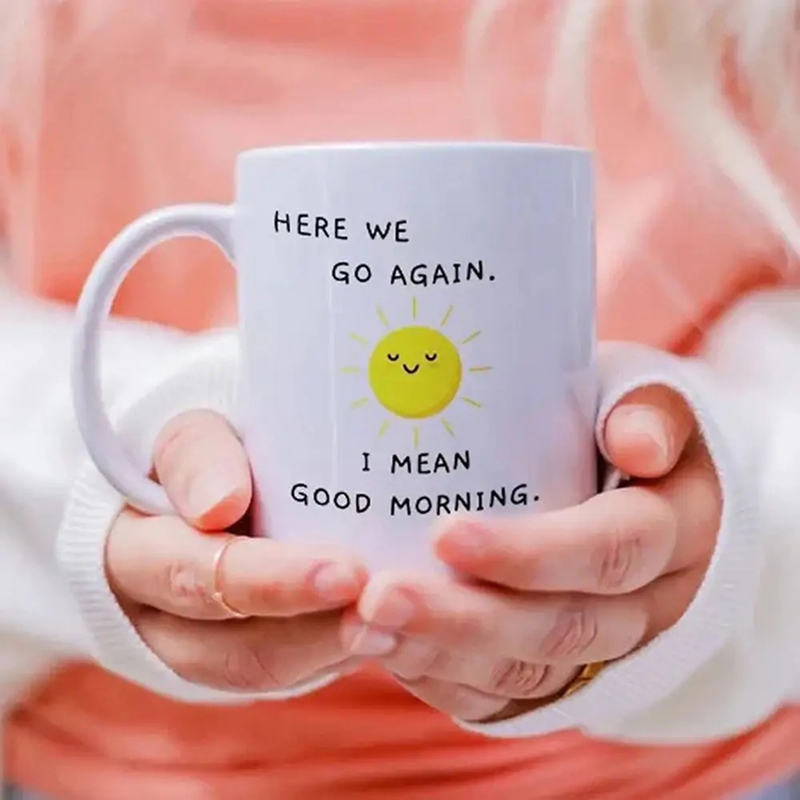 แก้วกาแฟตลก แก้วเซรามิกตลก แก้ - Coffee Tea Good Morning บทวิจารณ์และราคา