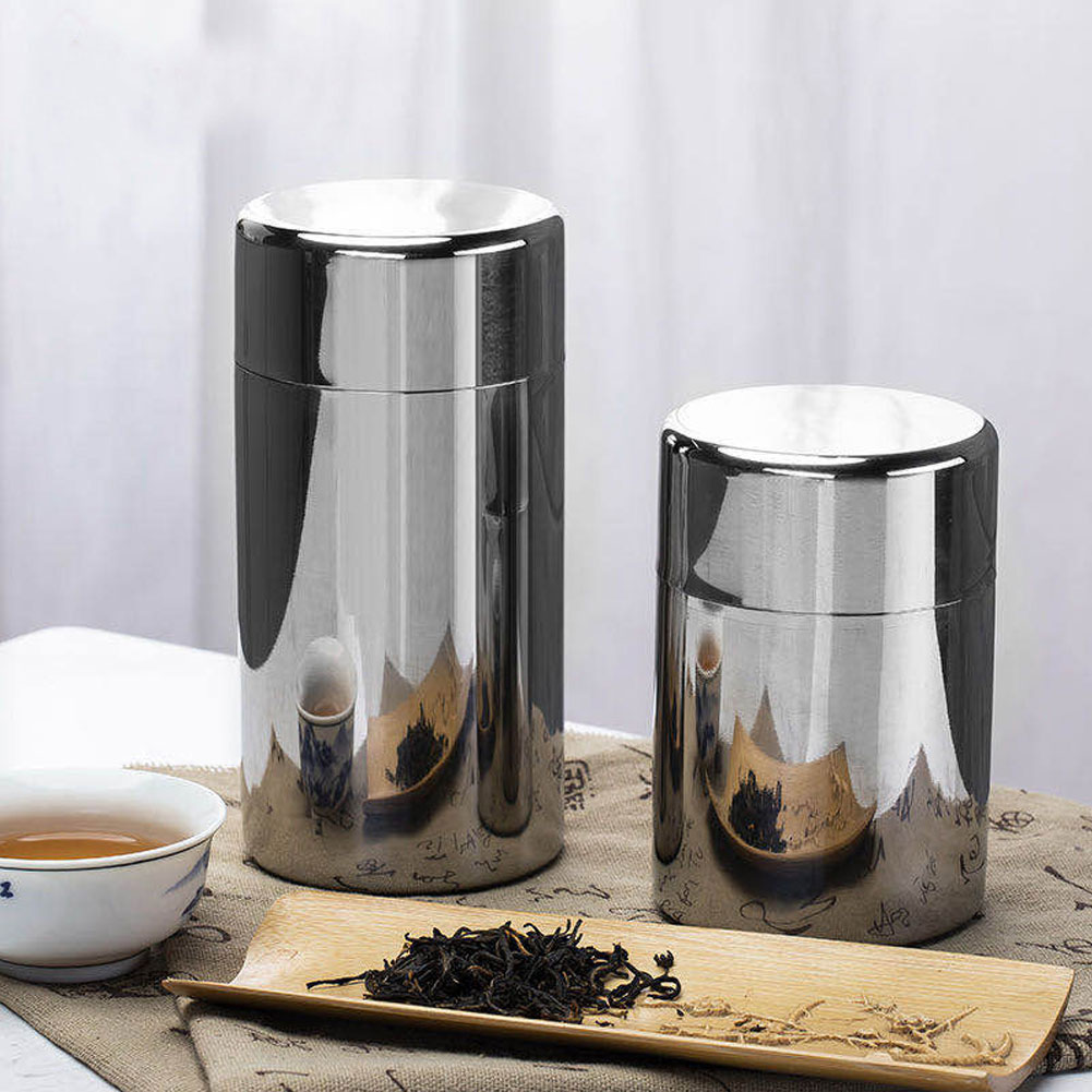 กระปุกเก็บใบชาแบบพกพา ทำจากสแต - Coffee Tea And Bean Leaf บทวิจารณ์และราคา