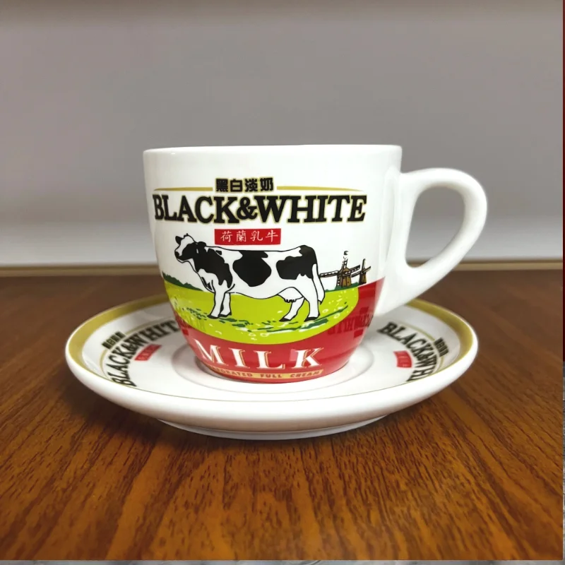 ชุดแก้วกาแฟเซรามิกสีดำขาวคุณภา - Coffee Tea Pictures บทวิจารณ์และราคา