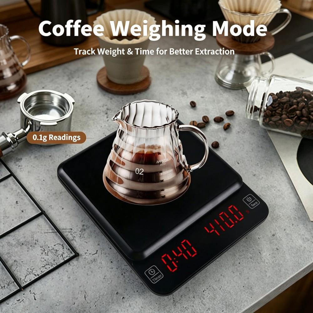 เครื่องชั่งกาแฟดิจิตอลความแม่น - Coffee&Tea House Menu บทวิจารณ์และราคา