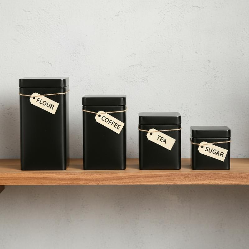 กระป๋องเก็บเมล็ดกาแฟ ใบชา น้ำต - Coffee Tea And Bean Leaf บทวิจารณ์และราคา