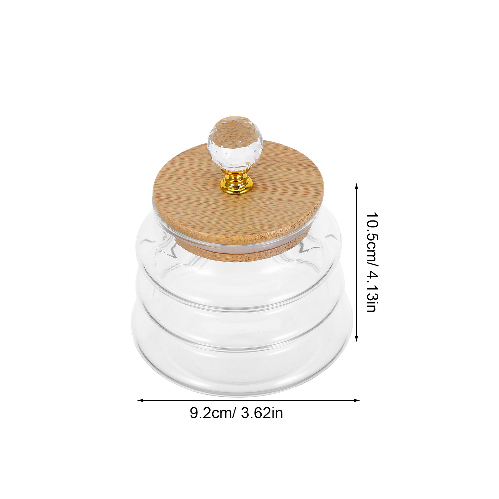 โหลแก้วใสสำหรับเก็บของ ฝาปิดสน - Coffee Tea And Bean Leaf บทวิจารณ์และราคา