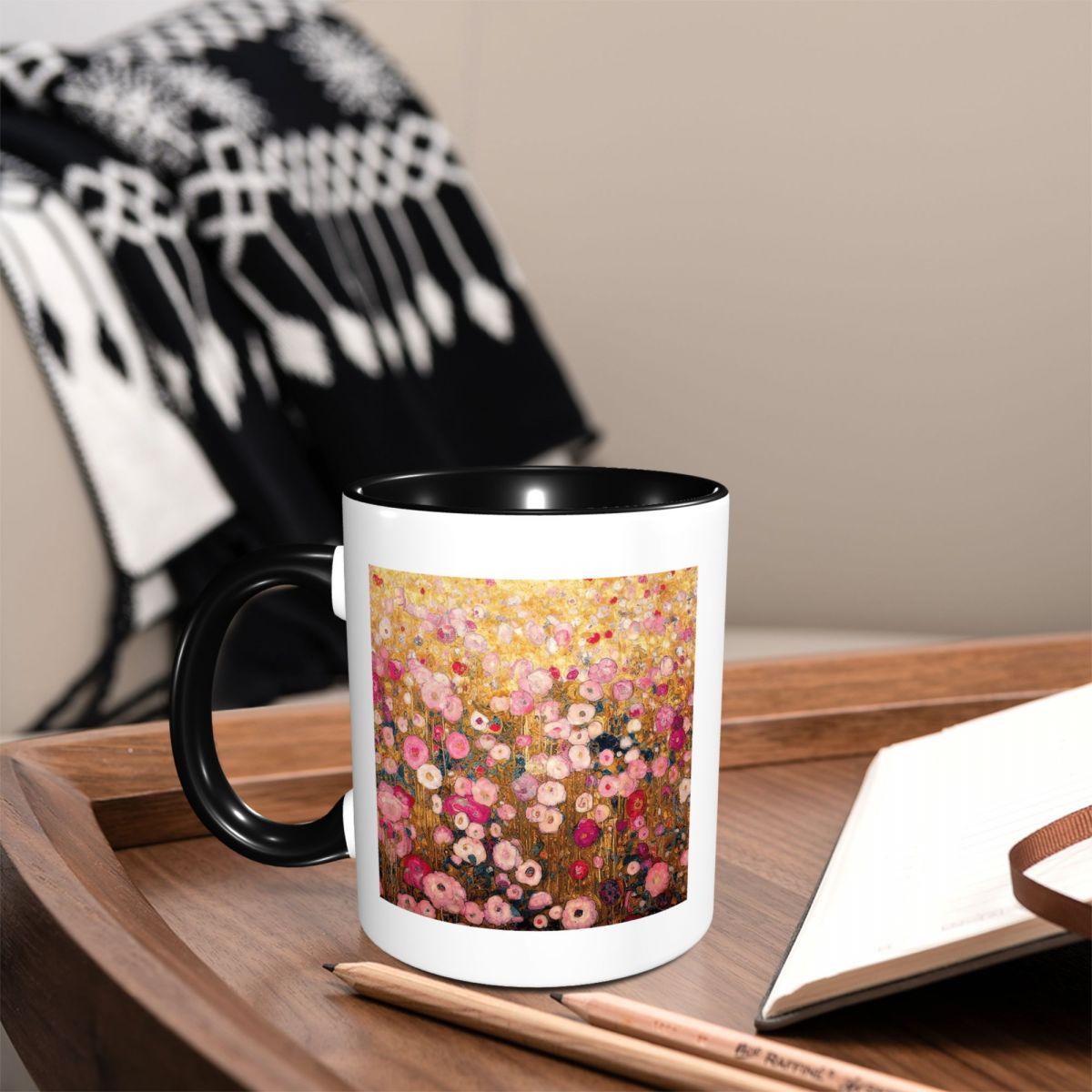 กุสตาฟ คลิมท์ แก้วลายสวนดอกไม้ - Coffee Tea Gardens บทวิจารณ์และราคา