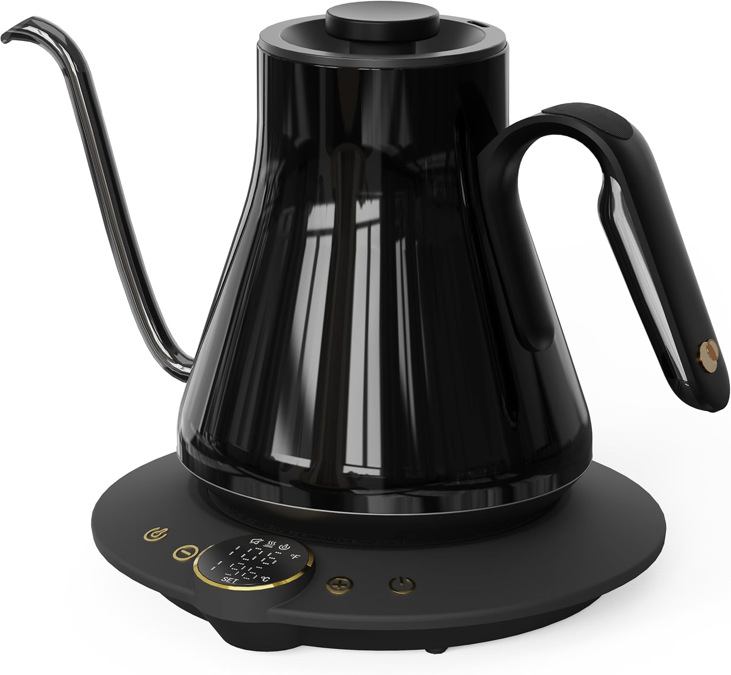 กาต้มน้ำไฟฟ้าแบบคอห่าน, ±1 ° ค - Coffee Tea Brew บทวิจารณ์และราคา