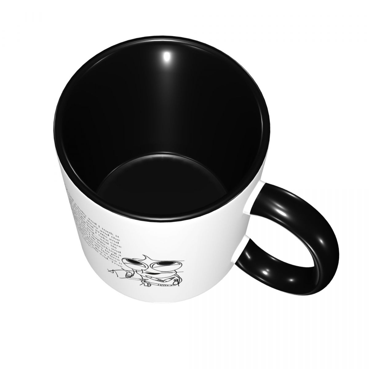 แก้วเซรามิคลายฉลามและกุ้ง แก้ว - Coffee And Tea Quotes Funny บทวิจารณ์และราคา