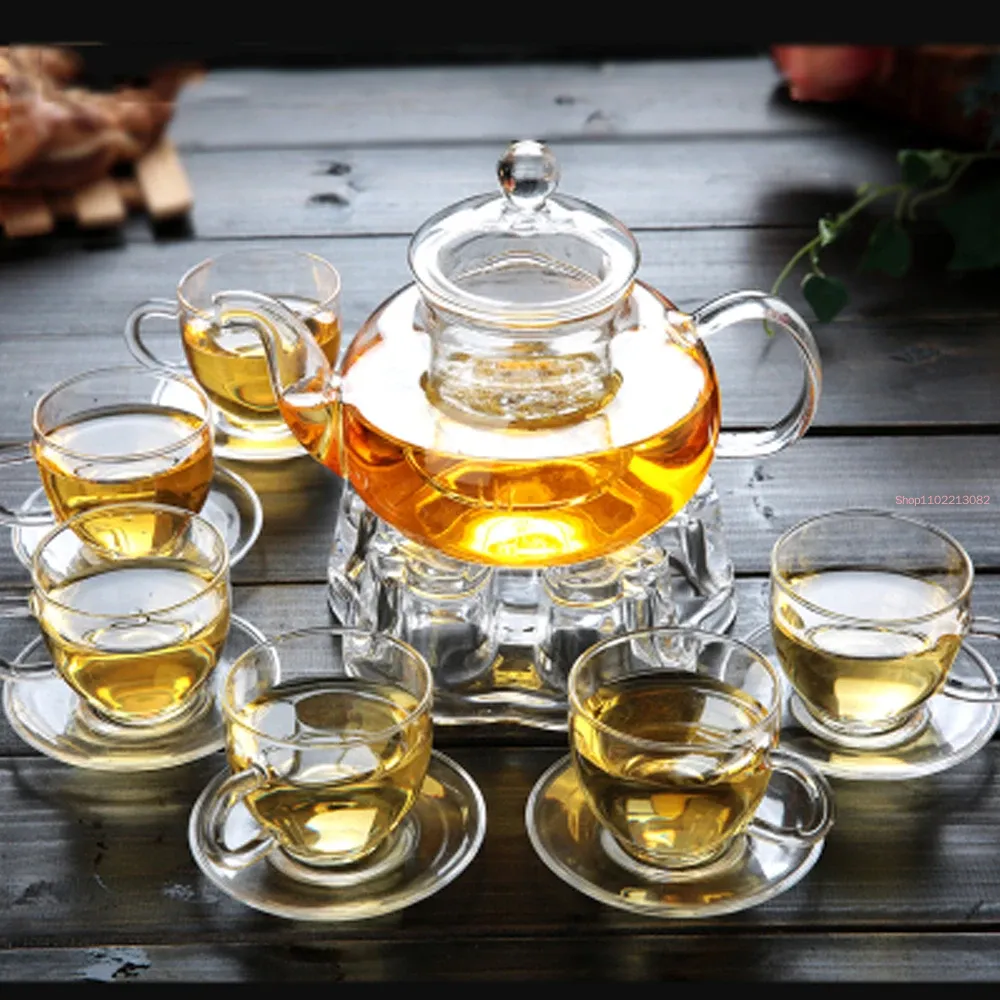 ชุดน้ำชาแก้วหรูหรา ชุดกาน้ำชาแ - Bamboo Tea Tray บทวิจารณ์และราคา