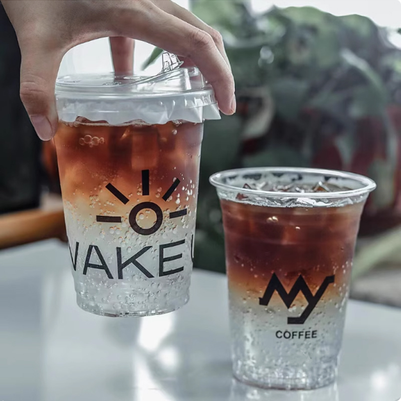 ถ้วยพลาสติกโลโก้ที่กําหนดเอง Y - Coffee Tea House บทวิจารณ์และราคา
