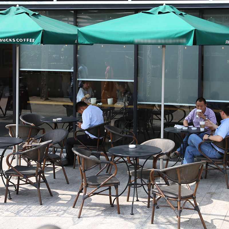 ชุดโต๊ะเก้าอี้หวายสำหรับสวนกลา - Coffee Tea Gardens บทวิจารณ์และราคา