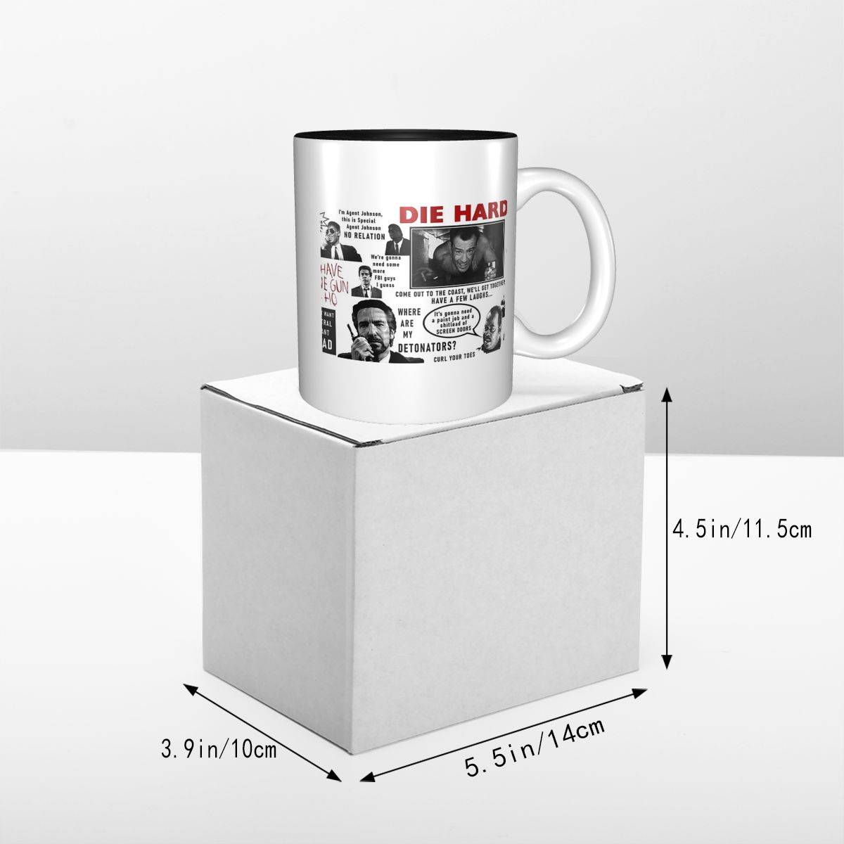 แก้วมัค Die Hard Christmas - แ - Coffee And Tea Quotes Funny บทวิจารณ์และราคา