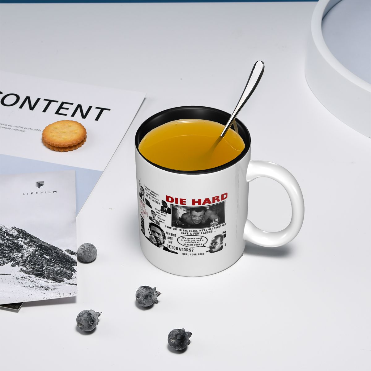 แก้วมัค Die Hard Christmas - แ - Coffee And Tea Quotes Funny บทวิจารณ์และราคา