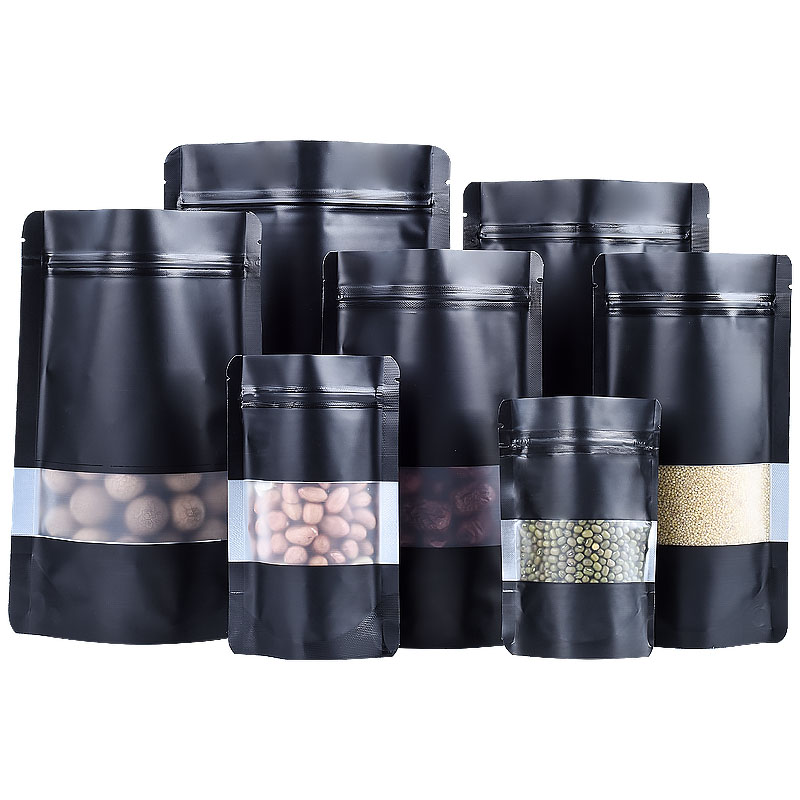 100PCS Stand-up Matte สีดําอลู - Coffee Tea House บทวิจารณ์และราคา