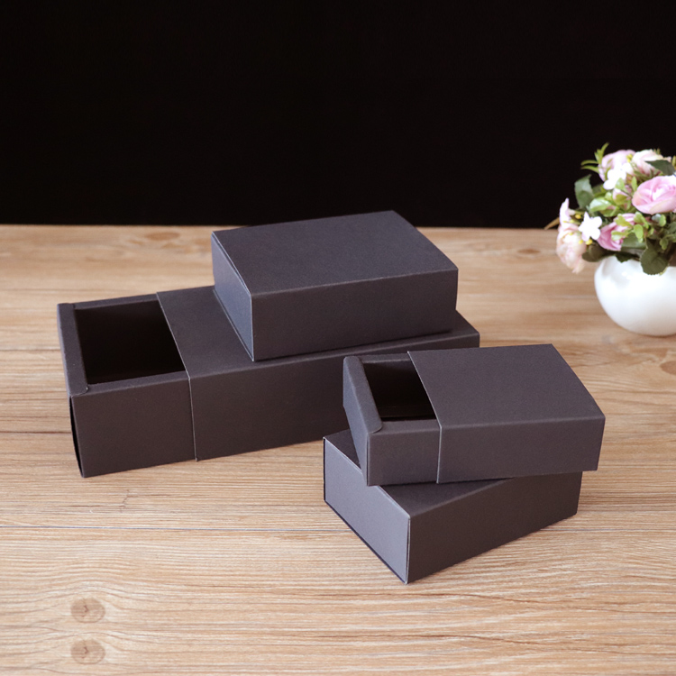 กล่องกระดาษคราฟท์สีดำแบบพับได้ - Coffee Tea House บทวิจารณ์และราคา
