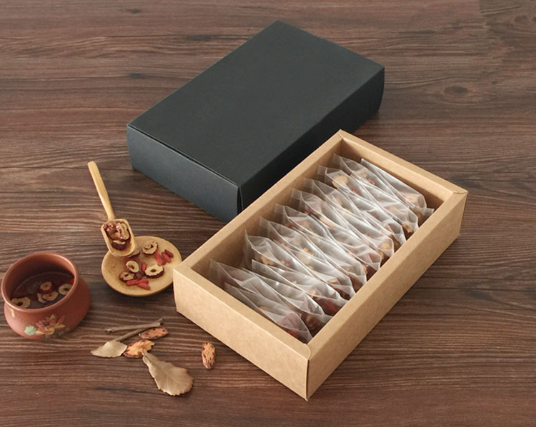 กล่องกระดาษคราฟท์สีดำแบบพับได้ - Coffee Tea House บทวิจารณ์และราคา