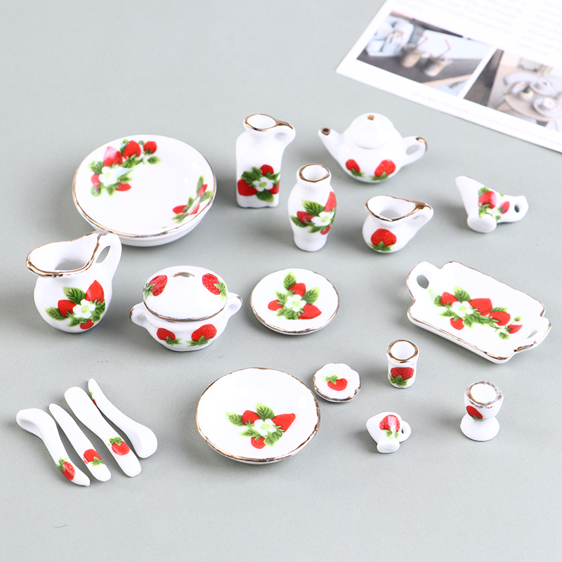 1ชุด1:12 Miniature บ้านตุ๊กตาด - Coffee Tea House บทวิจารณ์และราคา