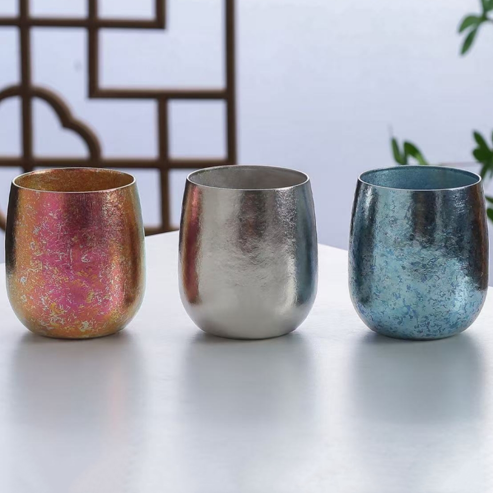 แก้วกาแฟไทเทเนียมแท้แบบสองชั้น - Coffee Tea Pictures บทวิจารณ์และราคา