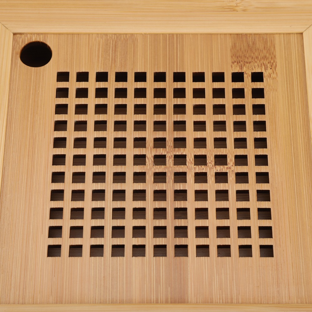 ถาดน้ำชาทรงสี่เหลี่ยมจัตุรัส ข - Bamboo Tea Tray บทวิจารณ์และราคา