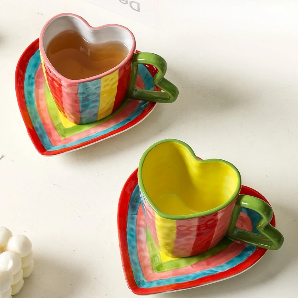 จานและถ้วยเซรามิกคู่รักลายสายร - Coffee Tea Festival บทวิจารณ์และราคา
