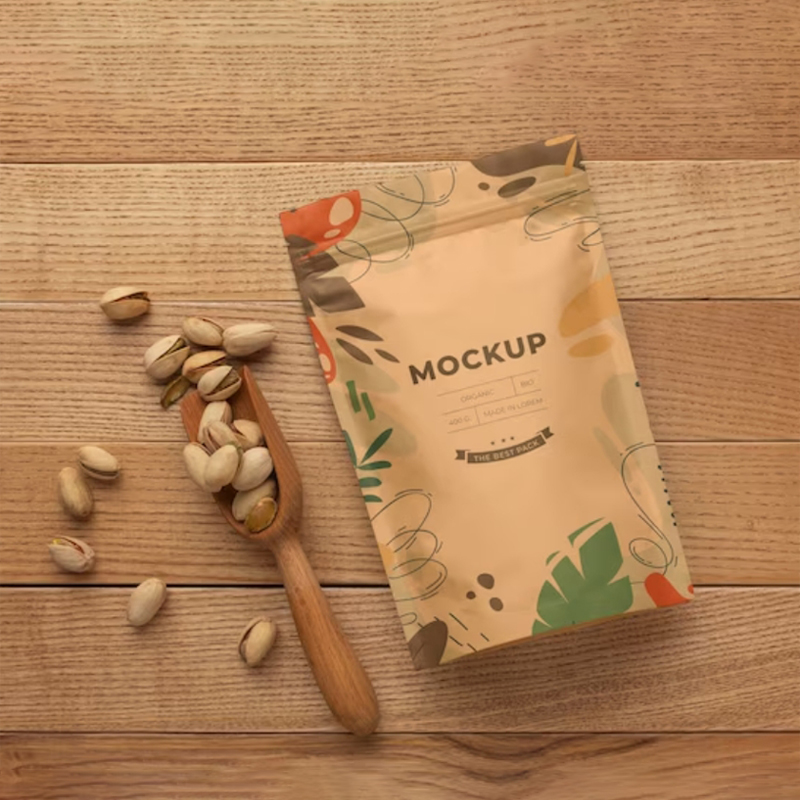 ถุงซิปล็อคพิมพ์ลายกระดาษคราฟท์ - Coffee Tea House บทวิจารณ์และราคา