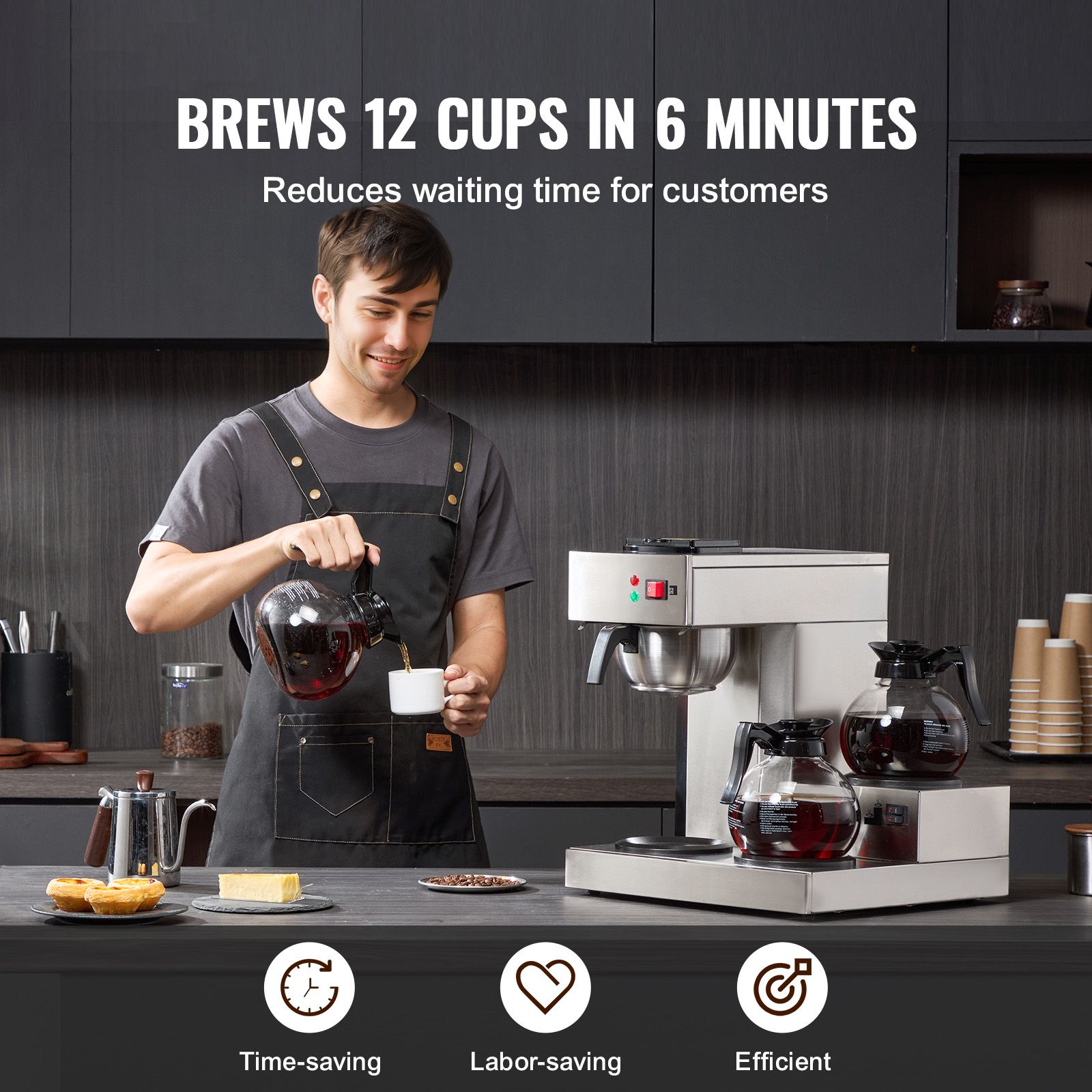 เครื่องชงกาแฟแบบดริปเชิงพาณิชย - Coffee&Tea House Menu บทวิจารณ์และราคา