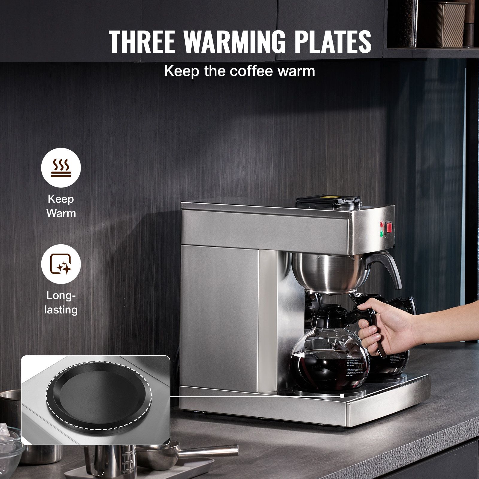 เครื่องชงกาแฟแบบดริปเชิงพาณิชย - Coffee&Tea House Menu บทวิจารณ์และราคา