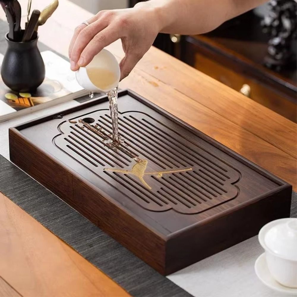 ถาดชาไม้ไผ่ธรรมชาติขนาดเล็ก ถา - Bamboo Tea Tray บทวิจารณ์และราคา