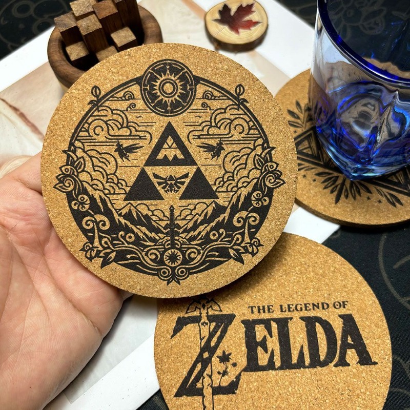 Zelda Coaster การ์ตูนอะนิเมะรอ - Coffee Tea Holders บทวิจารณ์และราคา