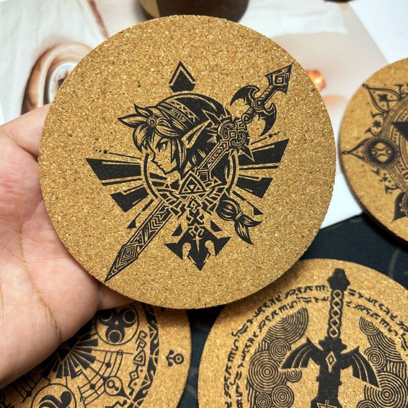 Zelda Coaster การ์ตูนอะนิเมะรอ - Coffee Tea Holders บทวิจารณ์และราคา