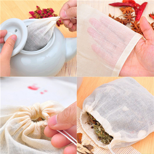 1Pc/10Pcs ผ้าฝ้ายกระเป๋า Musli - Coffee Tea Gardens บทวิจารณ์และราคา