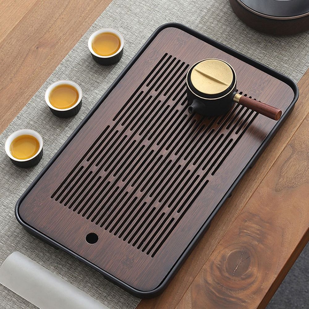 ถาดชาไม้ไผ่อเนกประสงค์พร้อมที่ - Bamboo Tea Tray บทวิจารณ์และราคา