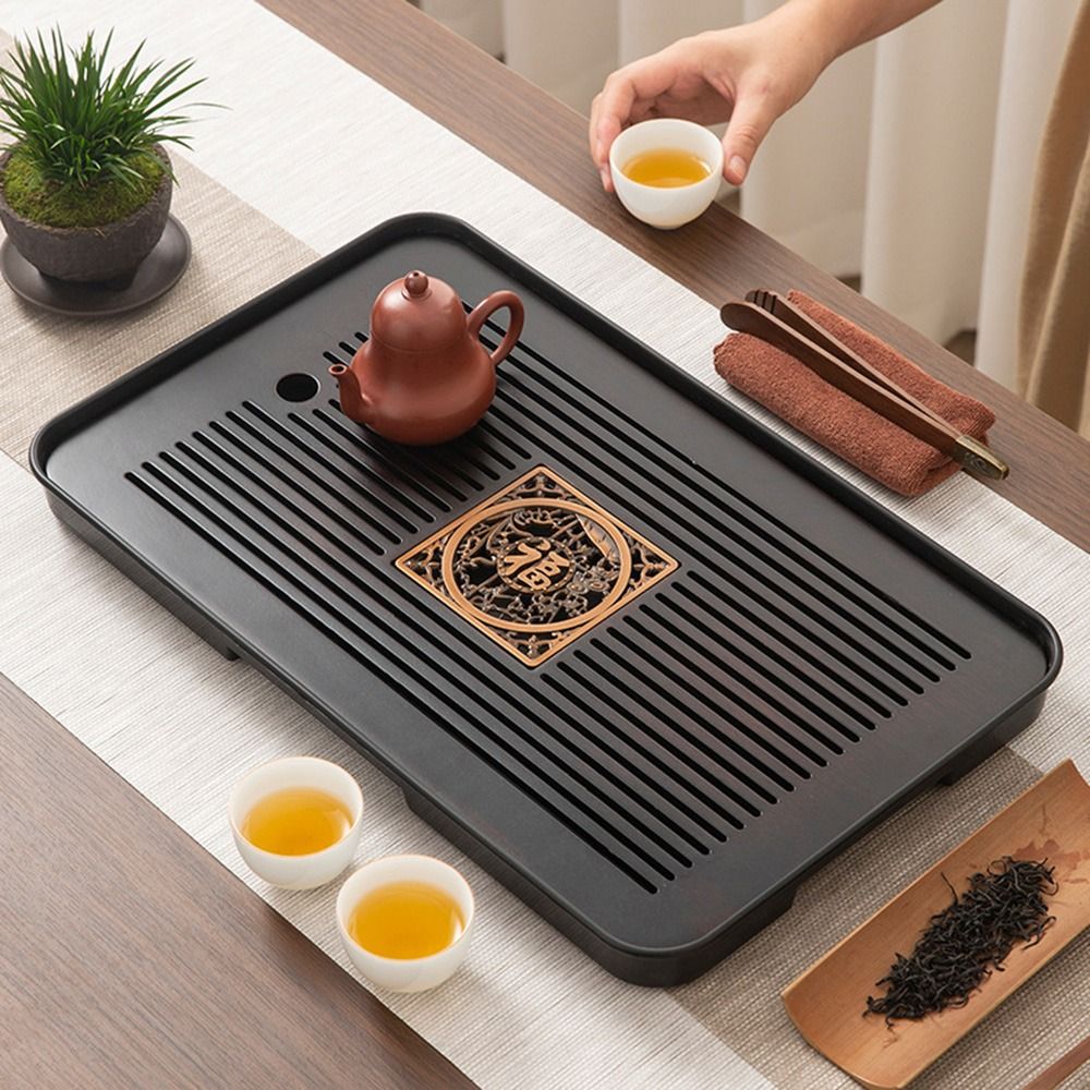 ถาดชาไม้ไผ่อเนกประสงค์พร้อมที่ - Bamboo Tea Tray บทวิจารณ์และราคา