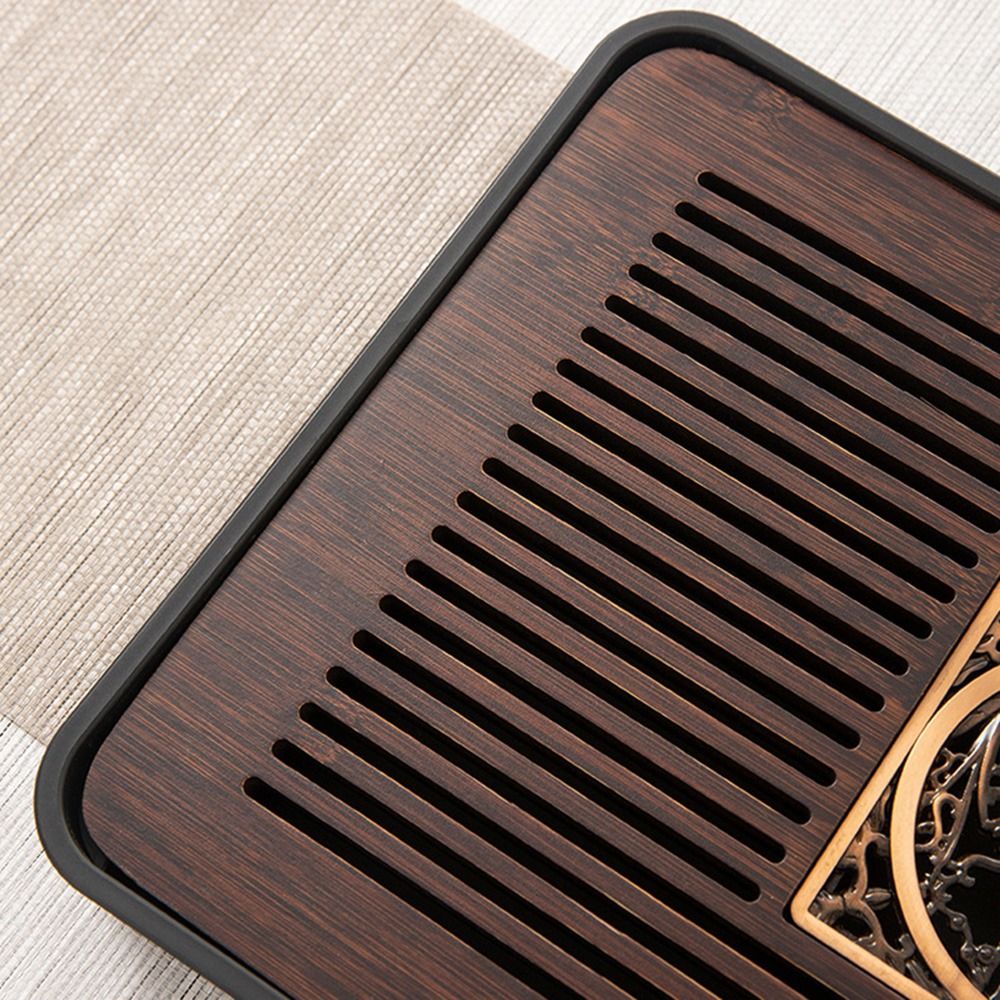 ถาดชาไม้ไผ่อเนกประสงค์พร้อมที่ - Bamboo Tea Tray บทวิจารณ์และราคา