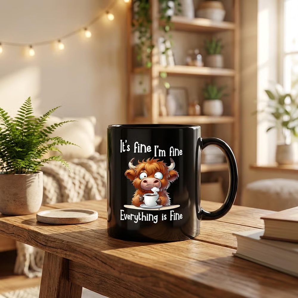แก้วกาแฟลายวัวไฮแลนด์สก็อตแลนด - Coffee And Tea Quotes Funny บทวิจารณ์และราคา