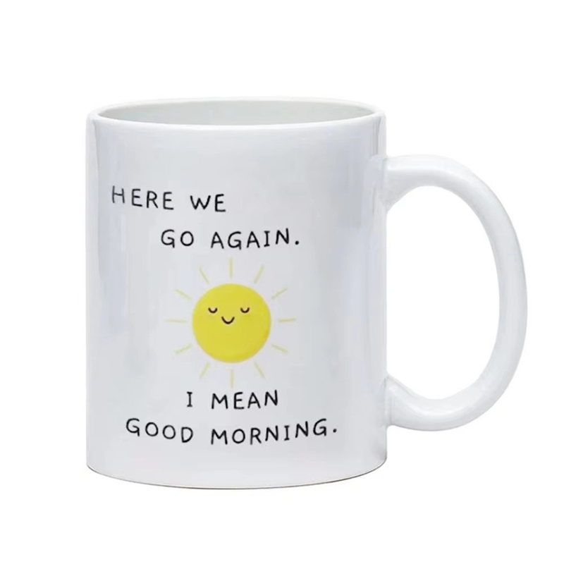 ถ้วยกาแฟตลก Sarcastic ตลกเซราม - Coffee Tea Good Morning บทวิจารณ์และราคา