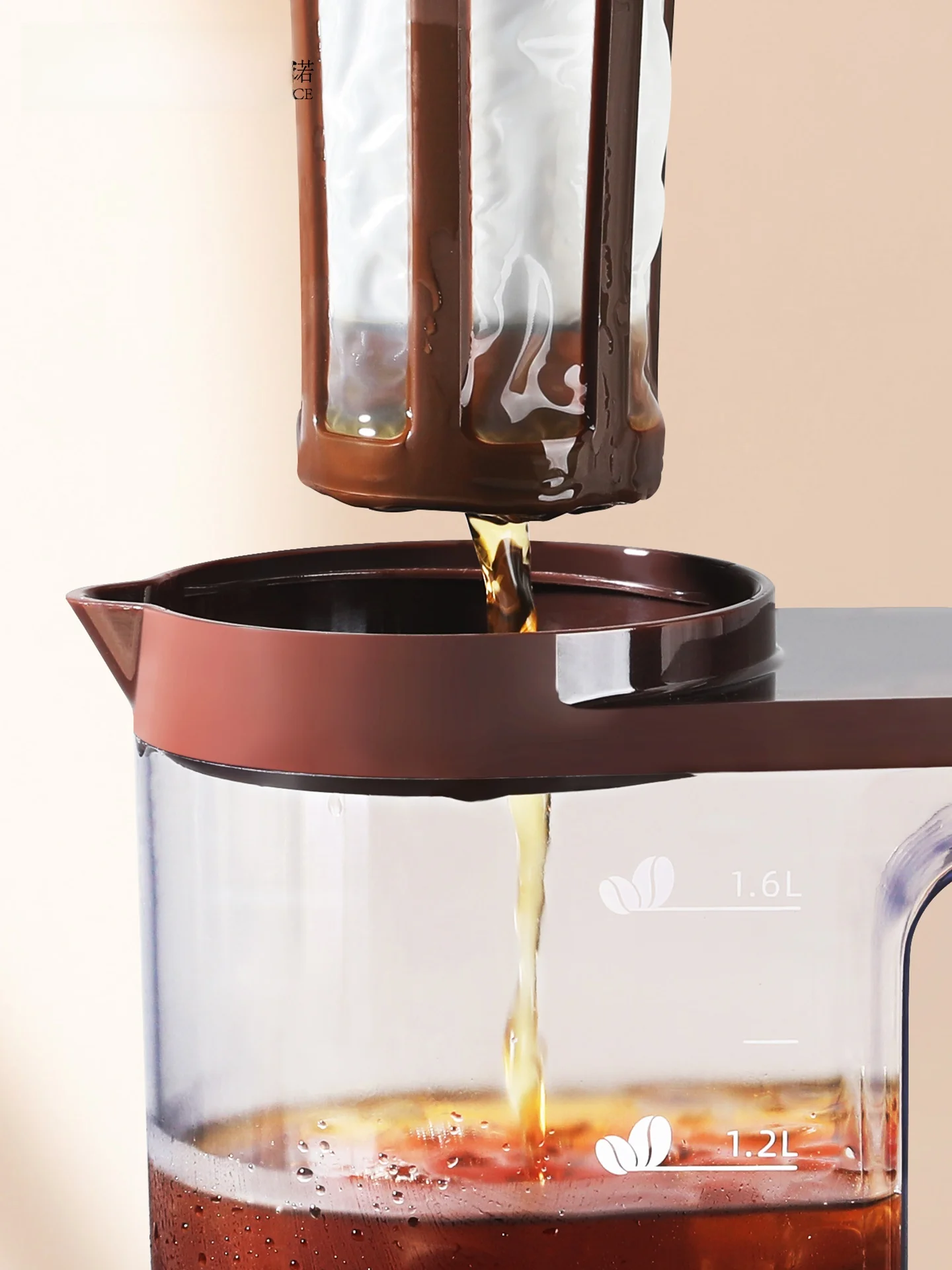 หม้อชงกาแฟพลาสติกความจุขนาดใหญ - Coffee Tea Brew บทวิจารณ์และราคา